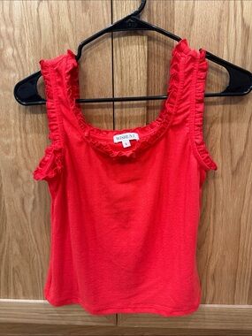 Etta&East Wishlist RUBY RUFFLE TANK TOP
